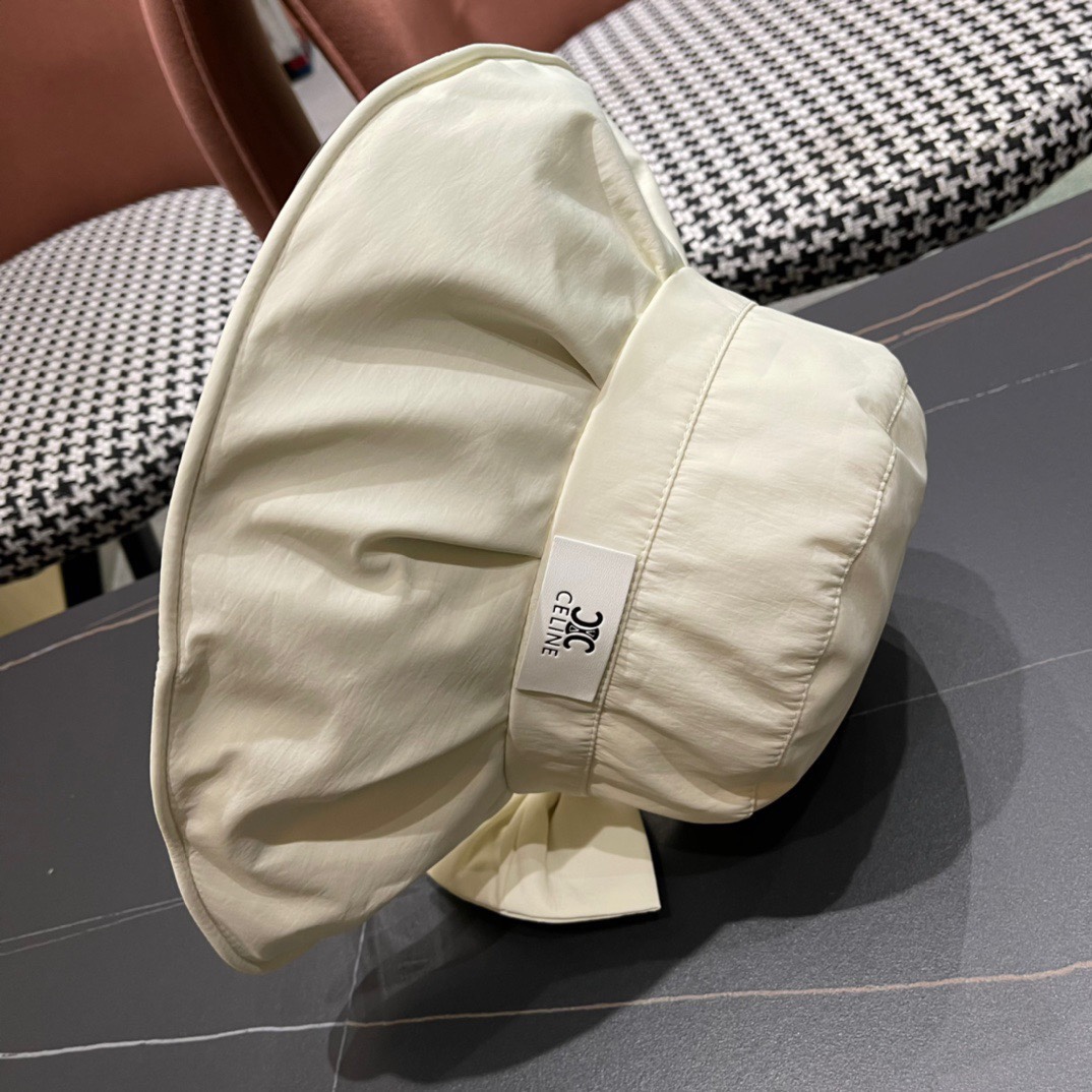 【CELINE赛琳】春夏款遮阳蝴蝶结渔夫帽🌈更有质感的一款