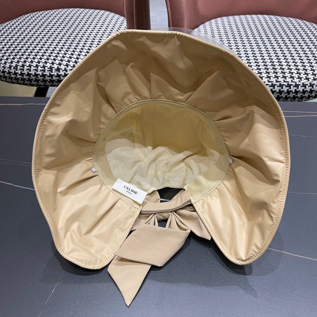 【CELINE赛琳】春夏款遮阳蝴蝶结渔夫帽🌈更有质感的一款