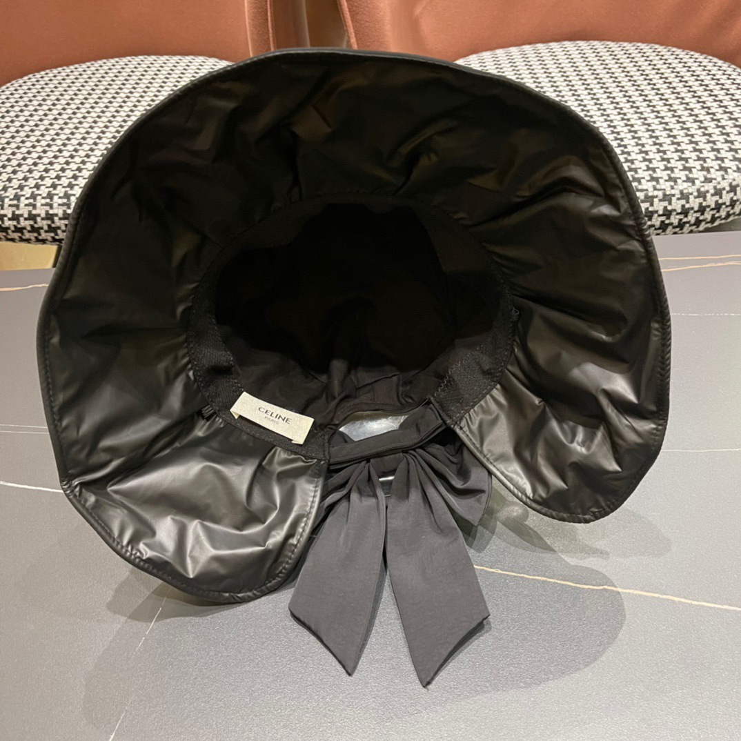 【CELINE赛琳】春夏款遮阳蝴蝶结渔夫帽🌈更有质感的一款