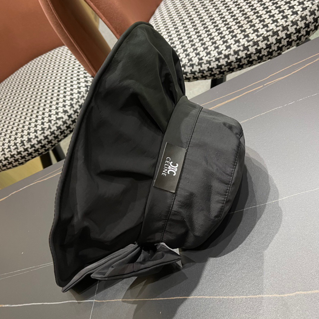 【CELINE赛琳】春夏款遮阳蝴蝶结渔夫帽🌈更有质感的一款