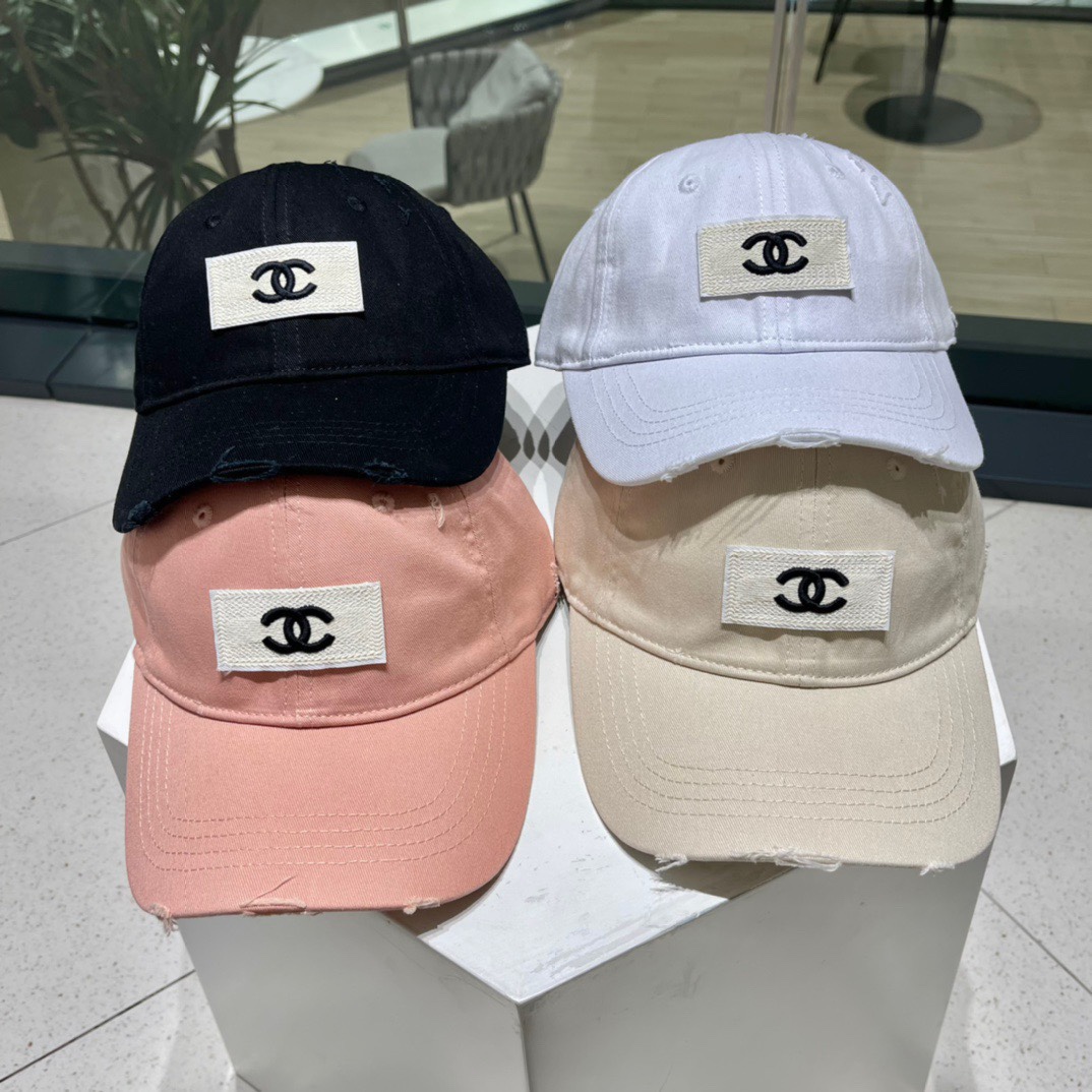 Sombrero de béisbol nuevo de Chanel CHANEL, logo clásico y minimalista, diseño casual y moderno, nuevo producto de gran…