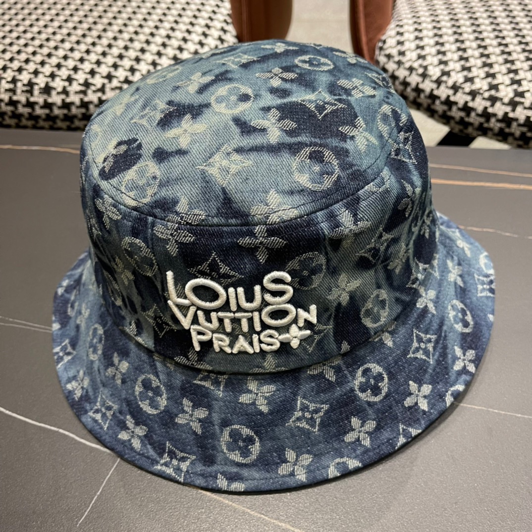  LV路易威登度阳牛仔渔夫帽，非常经典的经典出门必备，非常显脸小