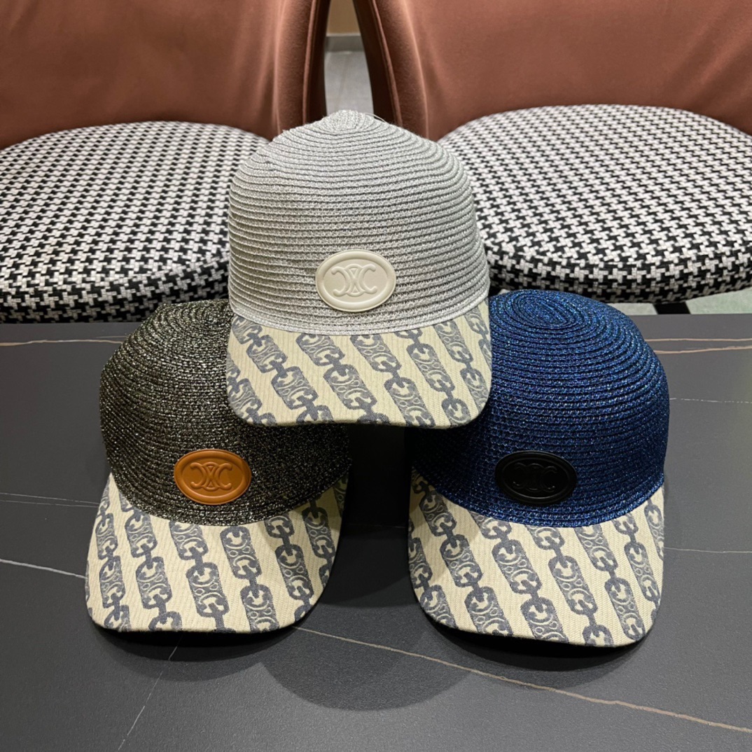 NO:212771,Celine cellne baseball hat summer beach sun protection tide hat, must-have hat fisherman hat baseball hat knit hat, hat, celine, espadrilles, hats19860909赛琳cellne鸭舌草帽夏季海边遮阳防晒潮帽,出街必备帽子渔夫帽棒球帽针织帽,帽子,celine,espadrilles,hats,hat
