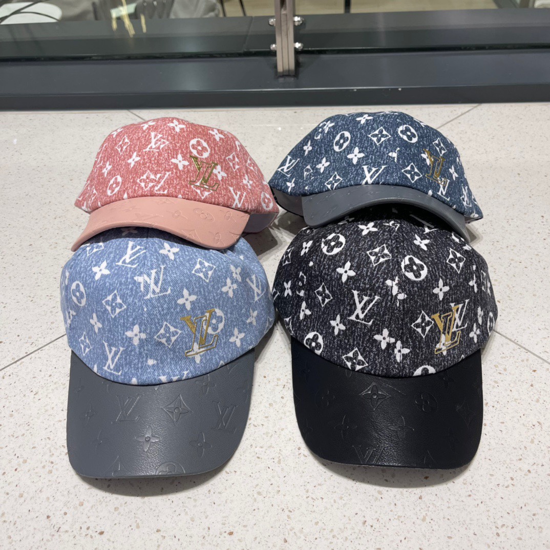 🧢Gorra de béisbol Louis Vuitton LV～nueva y popular de primavera-verano 2023🧢, estilo de marca fácil de combinar, ¡cóm…