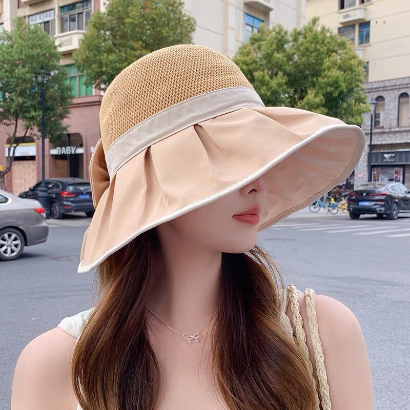 Sombrero de pescador CELINE 2024 para mujer, primavera-verano, estilo coreano, versátil, hace la cara más pequeña, ala …