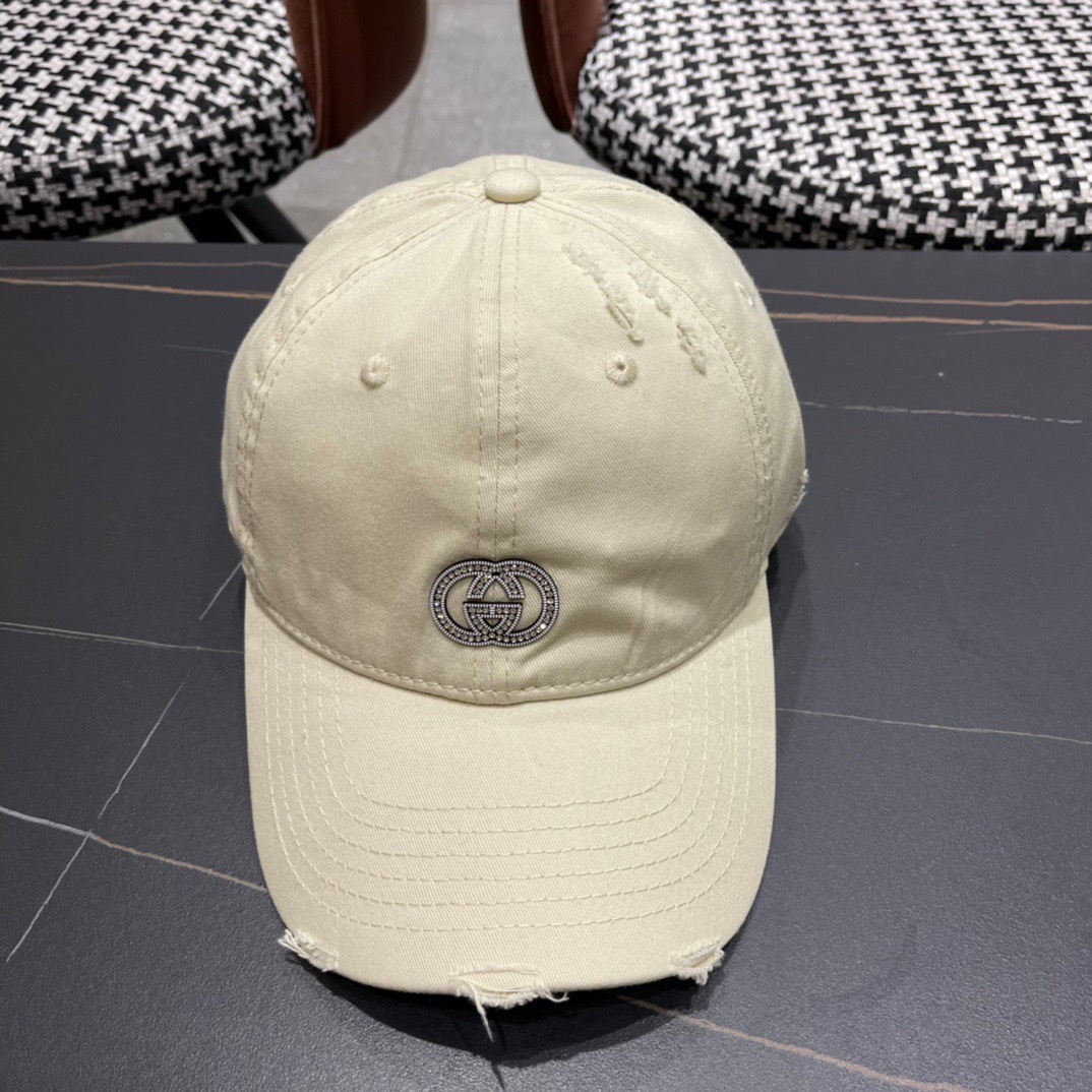  古奇Gucci 新款棒球帽🧢精致純也格调很有感觉，很酷很时尚，质量超赞