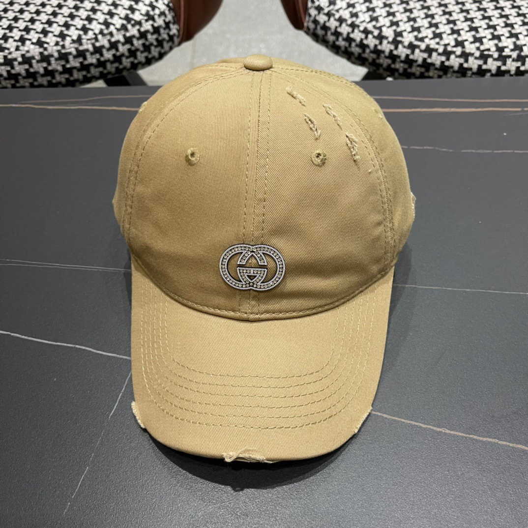  古奇Gucci 新款棒球帽🧢精致純也格调很有感觉，很酷很时尚，质量超赞