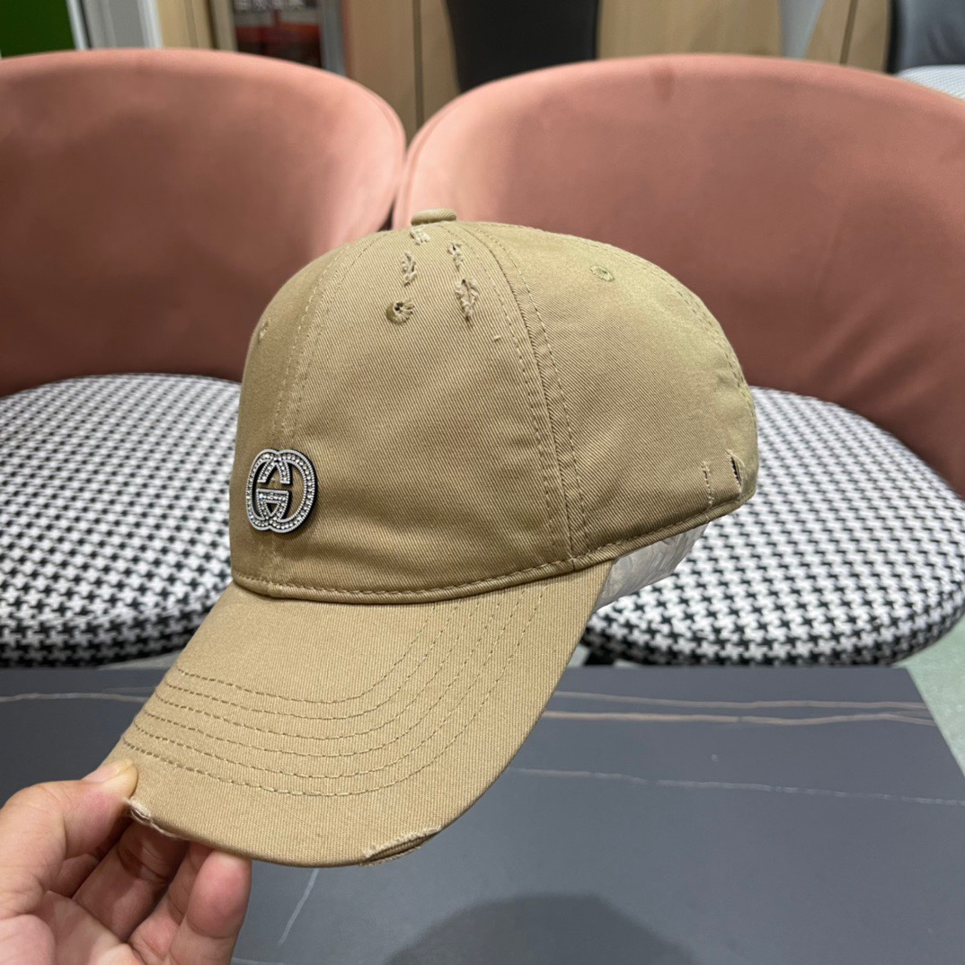  古奇Gucci 新款棒球帽🧢精致純也格调很有感觉，很酷很时尚，质量超赞