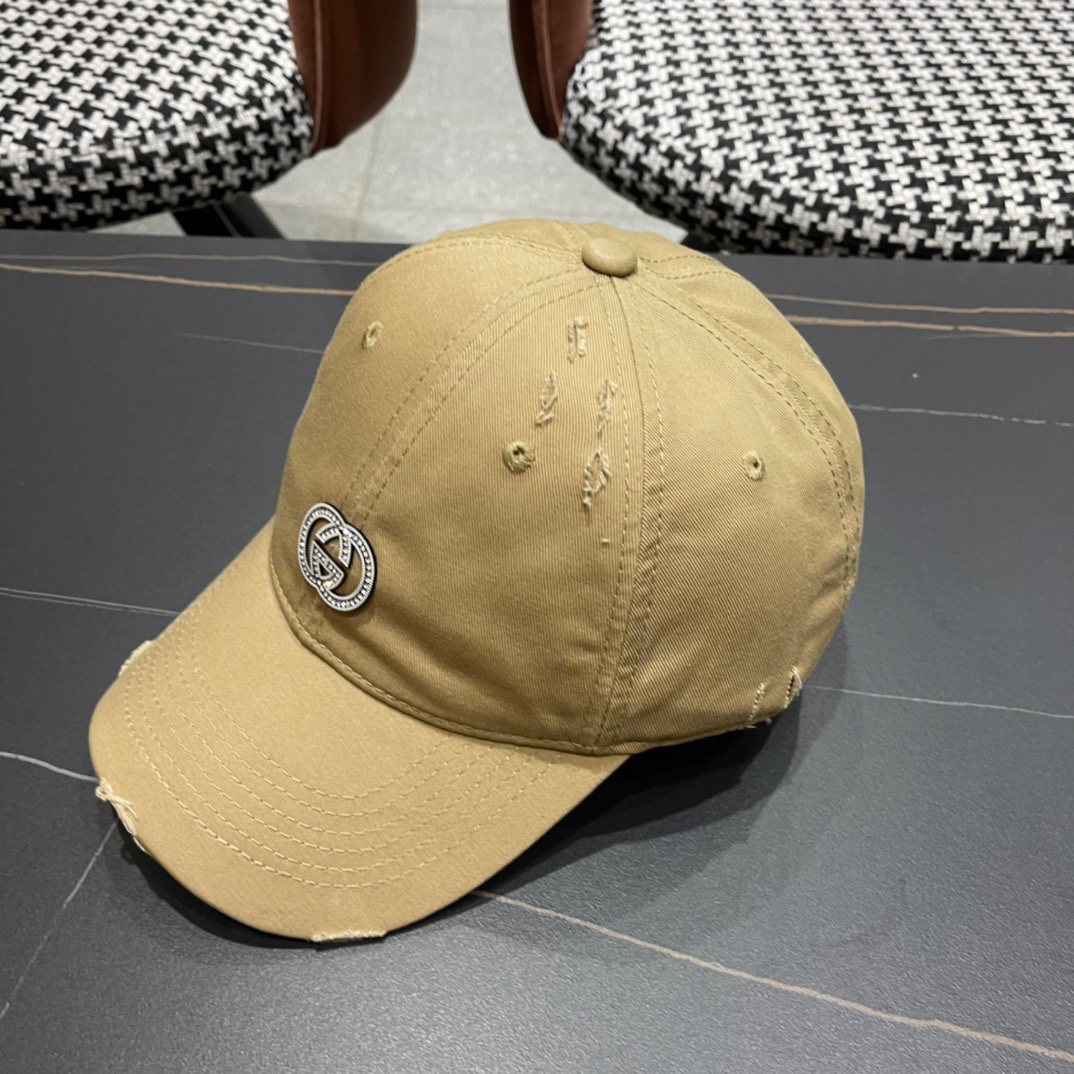  古奇Gucci 新款棒球帽🧢精致純也格调很有感觉，很酷很时尚，质量超赞