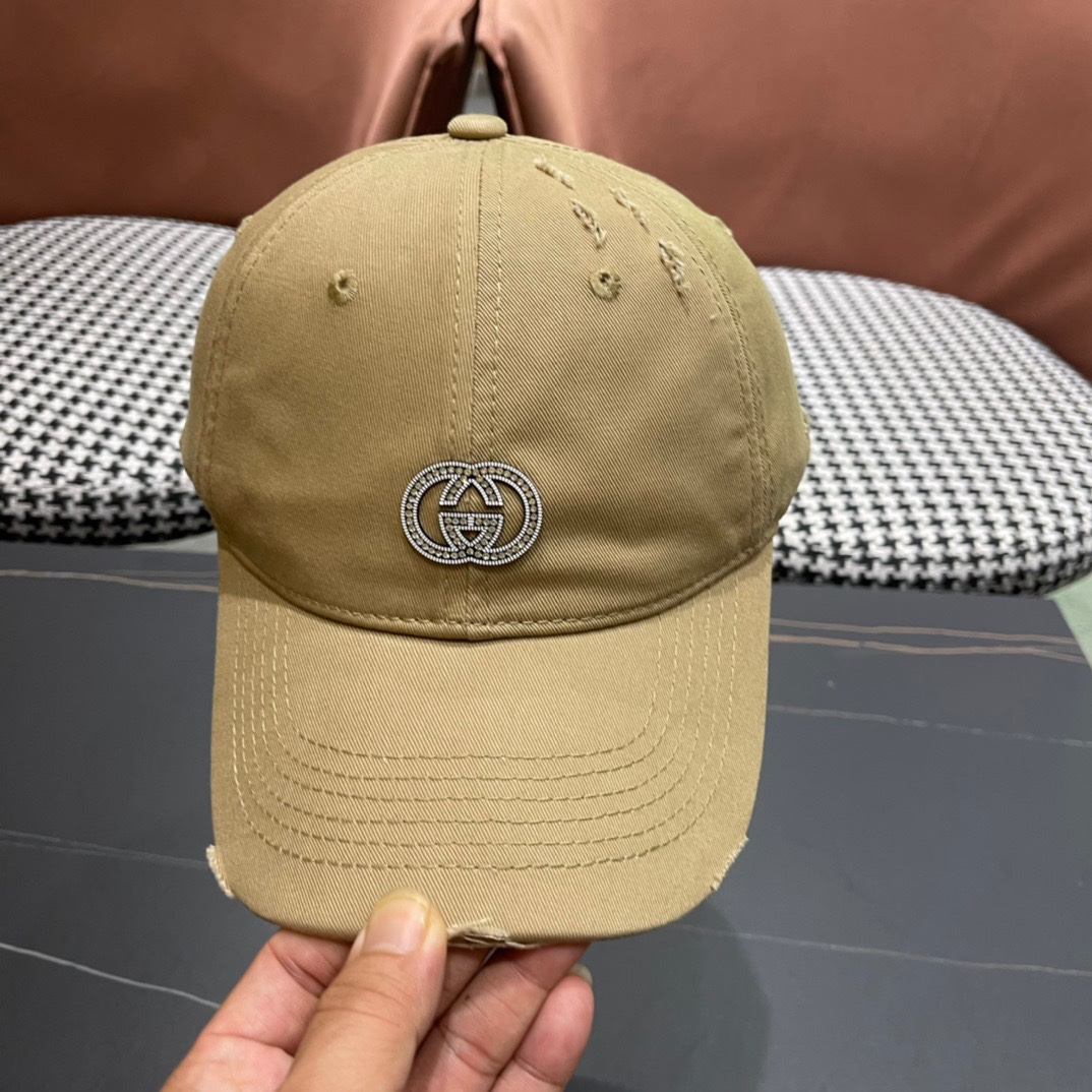  古奇Gucci 新款棒球帽🧢精致純也格调很有感觉，很酷很时尚，质量超赞