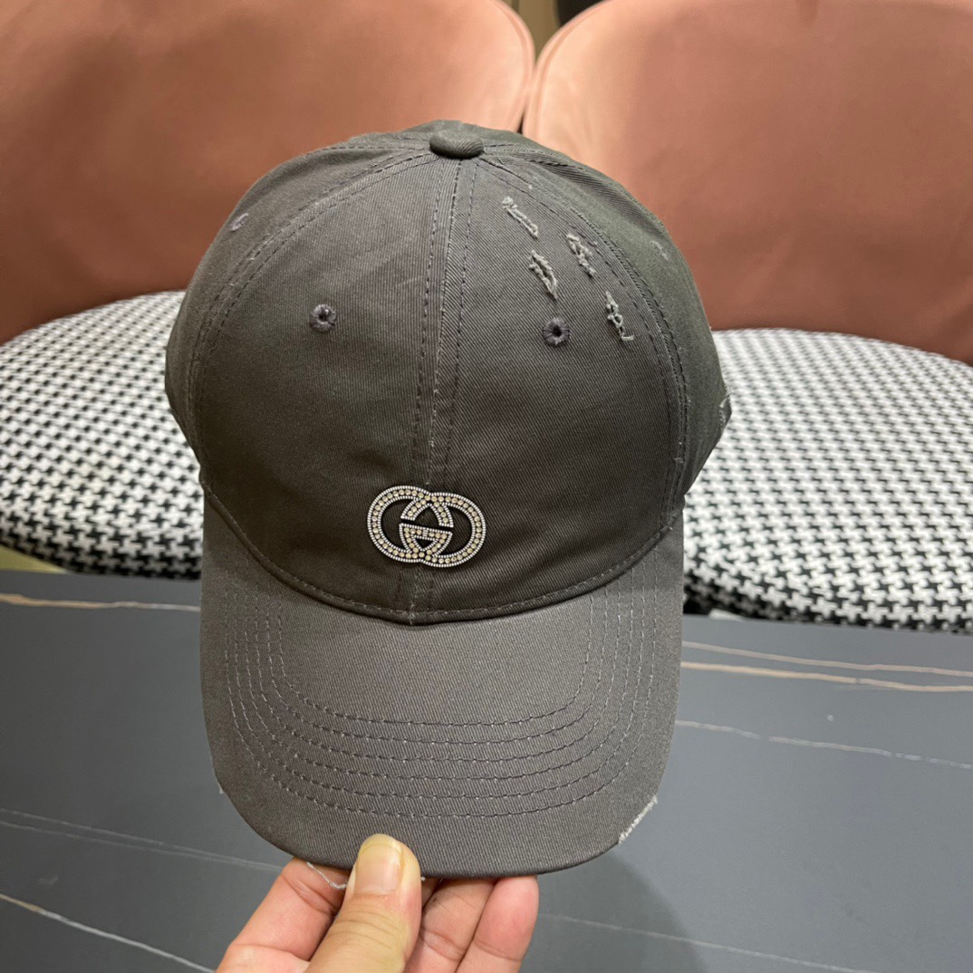  古奇Gucci 新款棒球帽🧢精致純也格调很有感觉，很酷很时尚，质量超赞