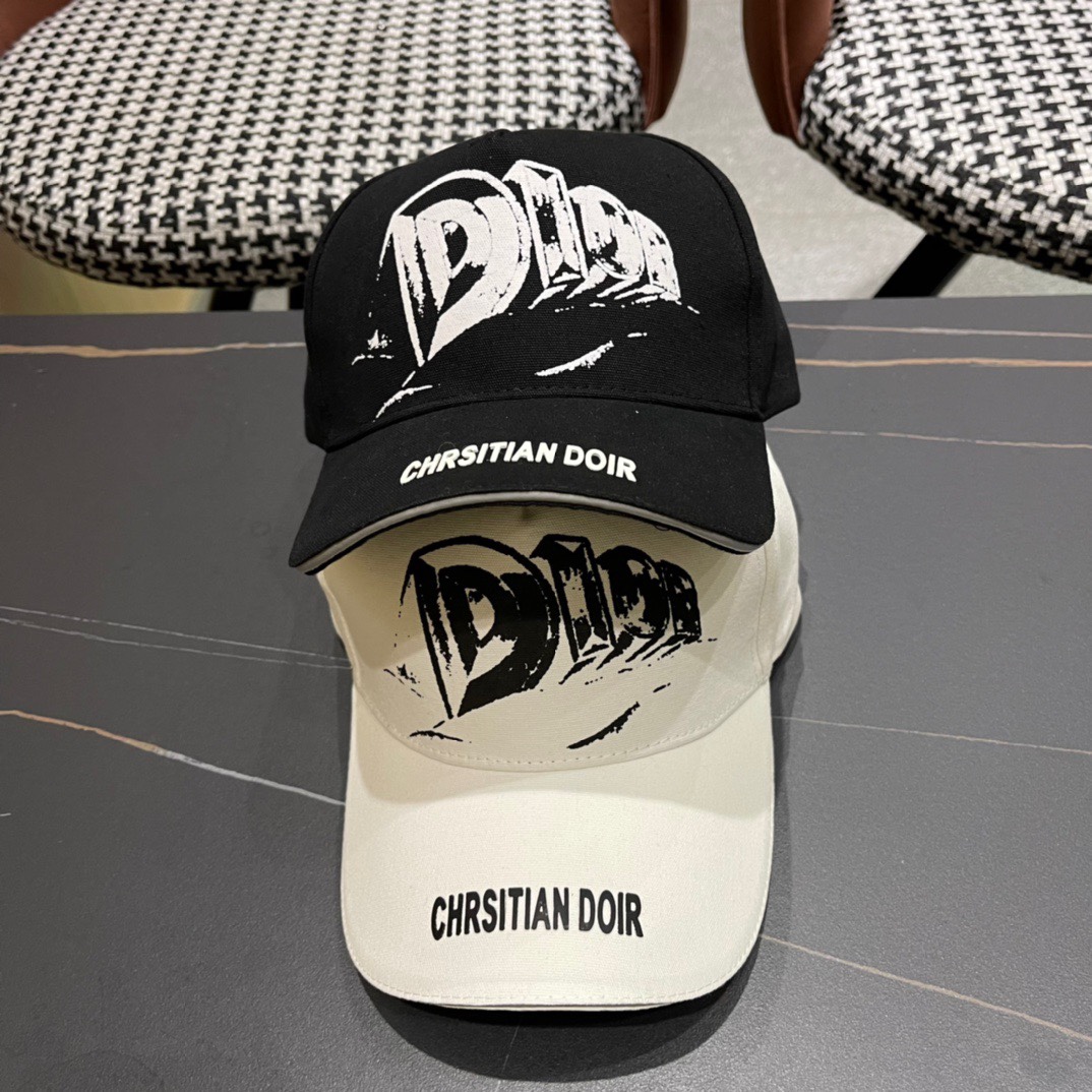 Dior Dior gorra de béisbol clásica original, molde 1:1 hecho a medida, lona original con estilo heroico, ¡calidad excel…
