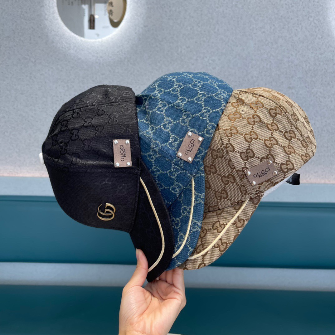 Gorra de béisbol original nueva 2022 de Gucci, estilo refinado y elegante, muy genial y moderna, popular agotada en tie…