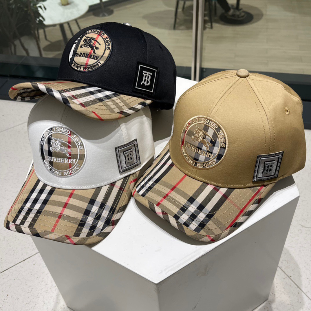 🧢Burberry🧢 Gorra de béisbol bordada 2023, detalles y artesanía muy refinados, tejido supercómodo. La mejor versión de…