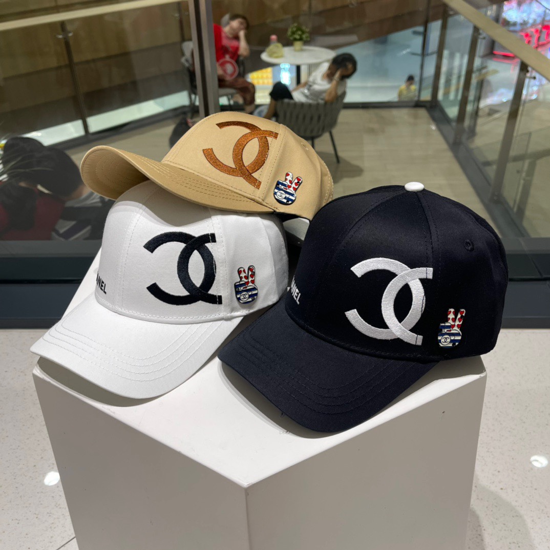 Gorra de béisbol original de Chanel 2023 de primavera temprana, con estilo refinado y elegante, muy genial y moderna. A…