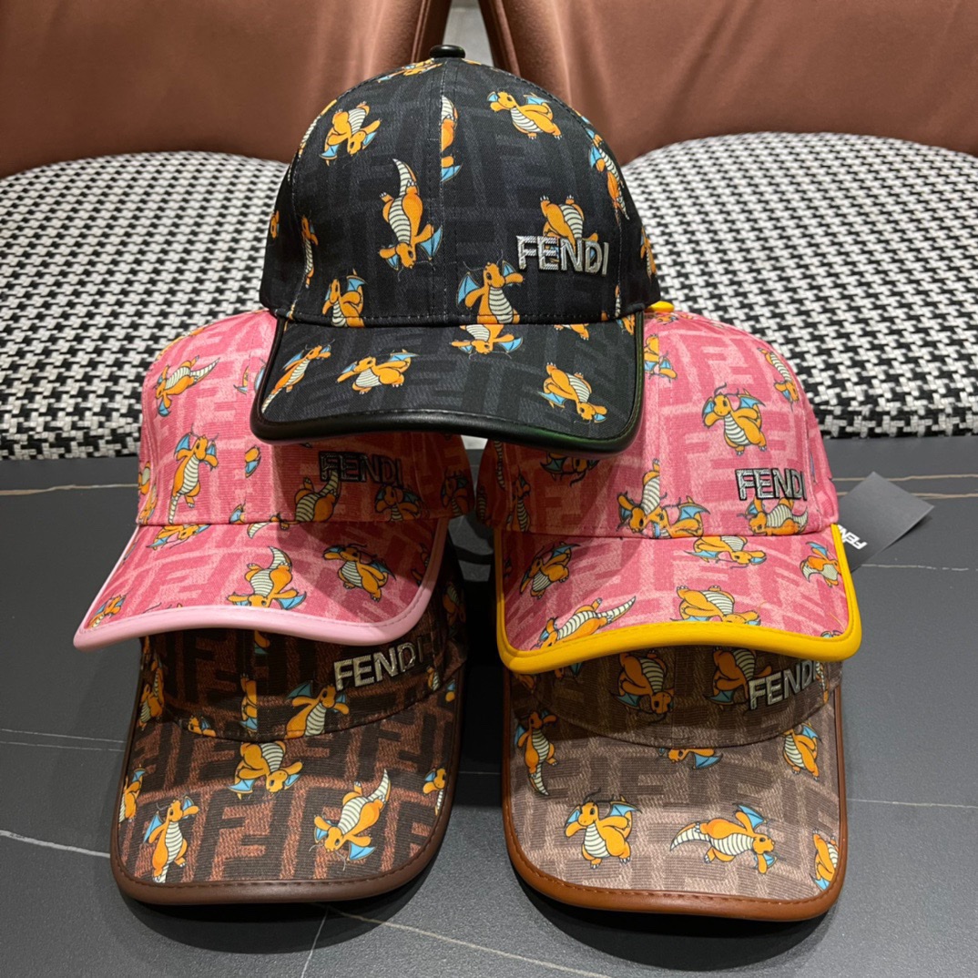 FENDI, gorra de béisbol nueva 2024, versión de compra por encargo. ¡Moda y tendencia, artesanía de alta gama! Mira los …