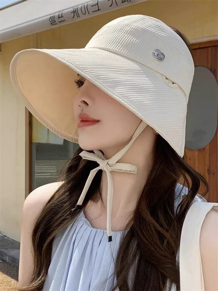 Celine, sombrero de pescador de estilo chino sin parte superior, se puede hacer una coleta, la forma hace la cara más p…