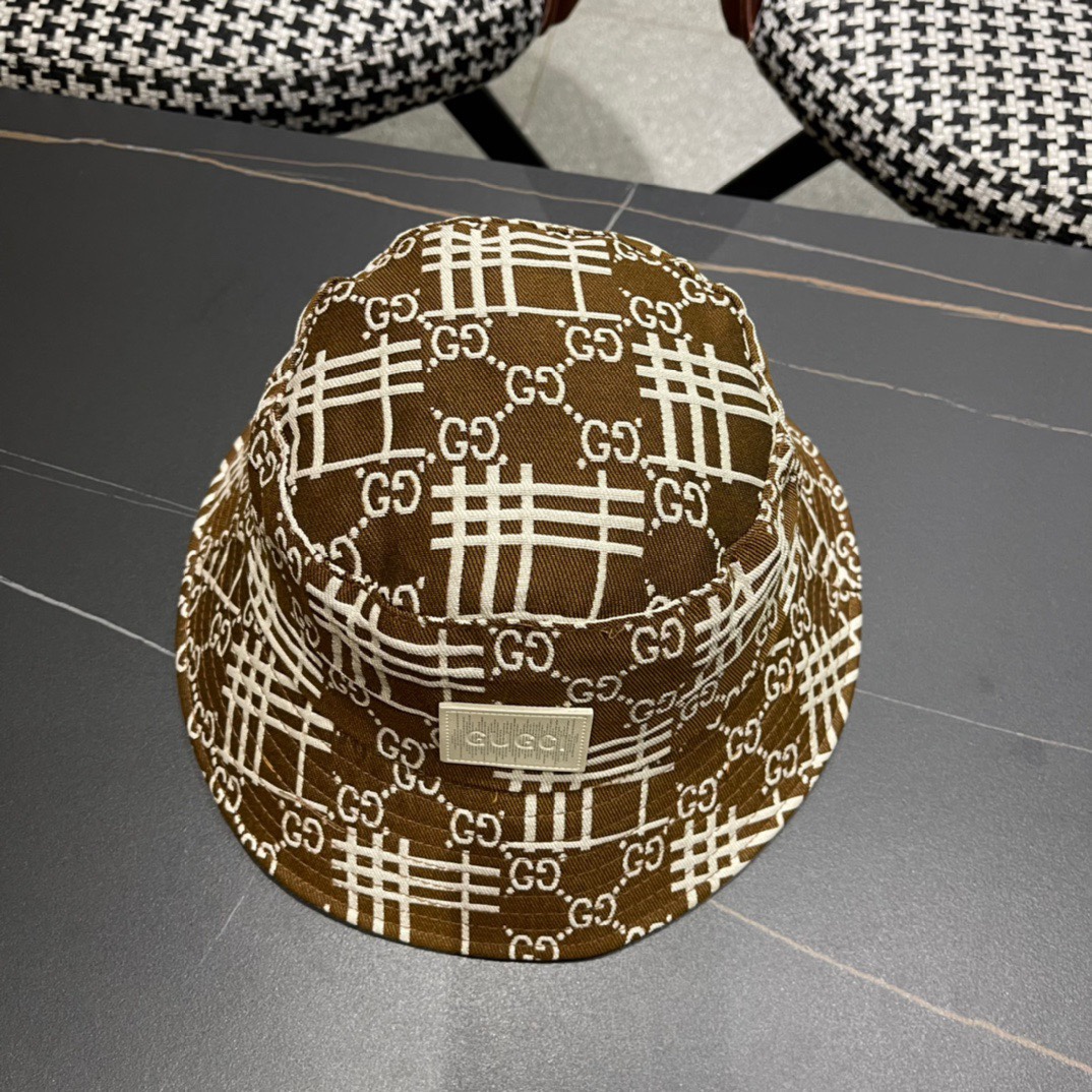  古奇渔夫帽GUCCI🧢原单品质火爆来袭 🔥高档大气上档次！低调奢华，方便携带！跑量！
