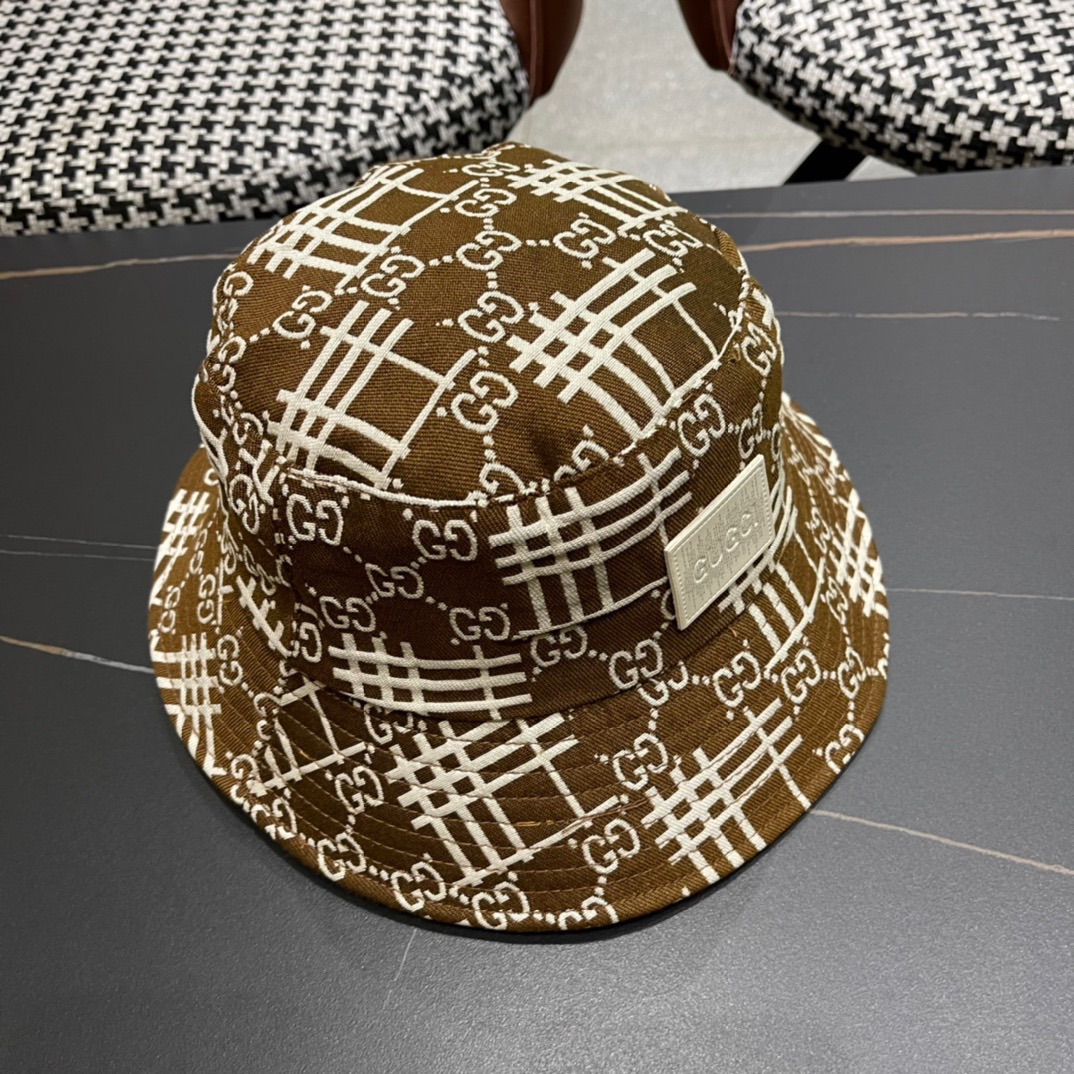  古奇渔夫帽GUCCI🧢原单品质火爆来袭 🔥高档大气上档次！低调奢华，方便携带！跑量！