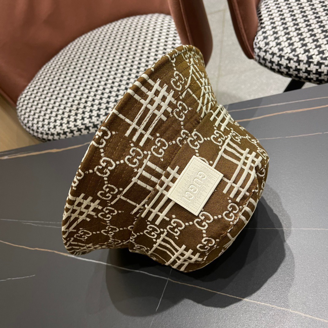  古奇渔夫帽GUCCI🧢原单品质火爆来袭 🔥高档大气上档次！低调奢华，方便携带！跑量！