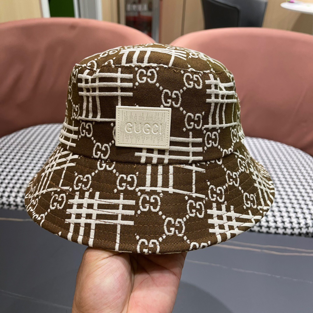 古奇渔夫帽GUCCI🧢原单品质火爆来袭 🔥高档大气上档次！低调奢华，方便携带！跑量！