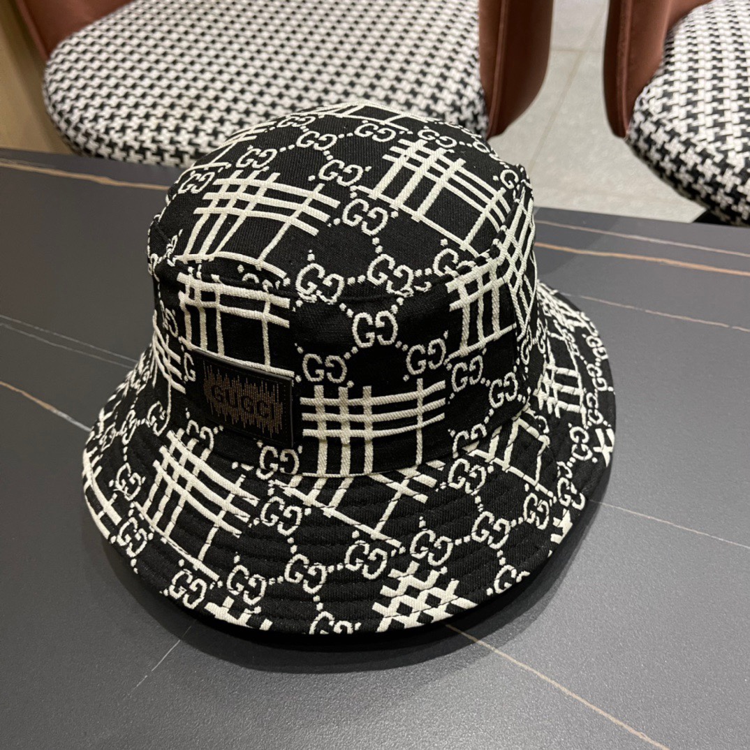  古奇渔夫帽GUCCI🧢原单品质火爆来袭 🔥高档大气上档次！低调奢华，方便携带！跑量！