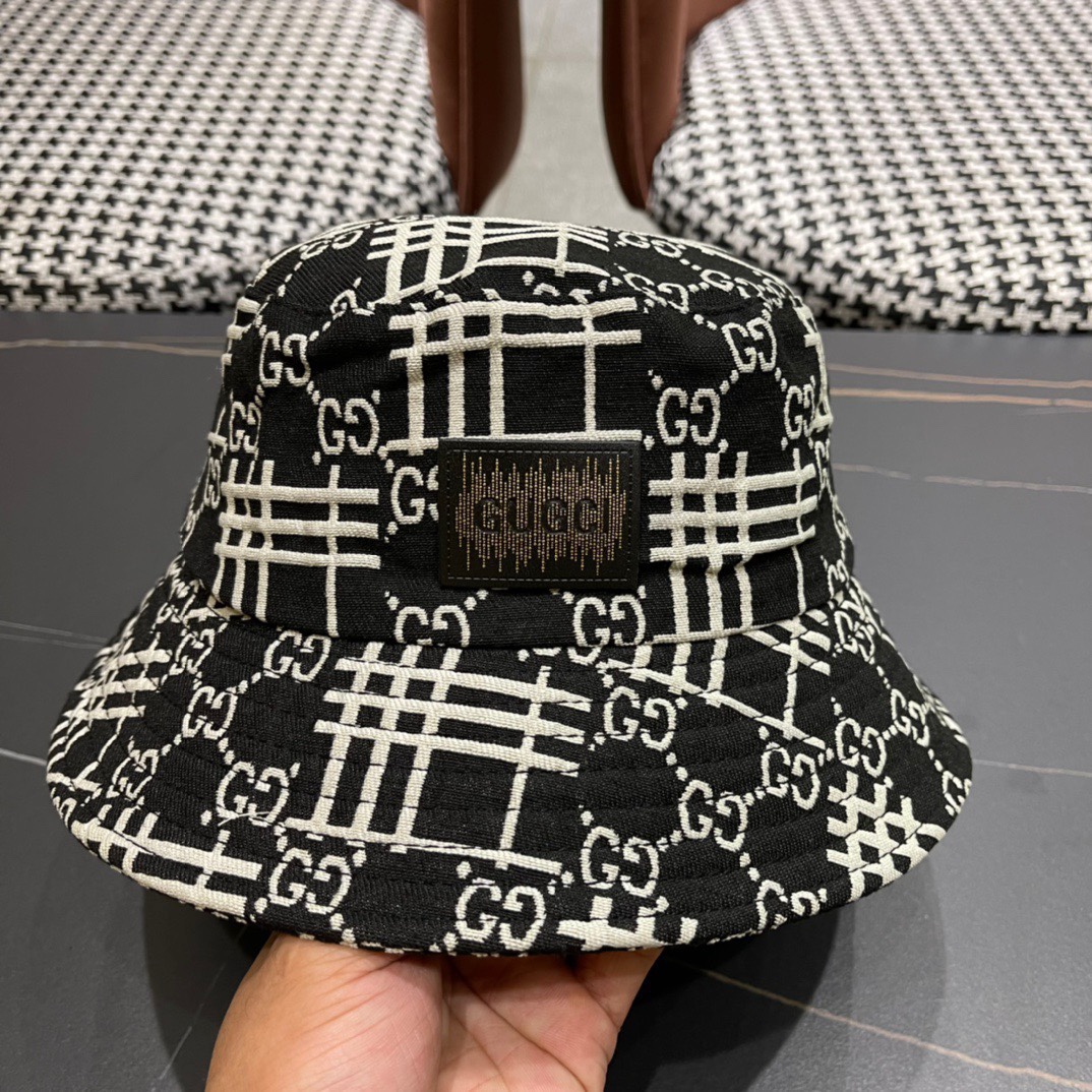  古奇渔夫帽GUCCI🧢原单品质火爆来袭 🔥高档大气上档次！低调奢华，方便携带！跑量！