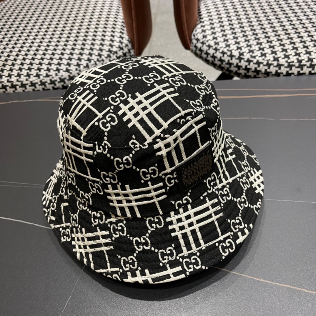  古奇渔夫帽GUCCI🧢原单品质火爆来袭 🔥高档大气上档次！低调奢华，方便携带！跑量！