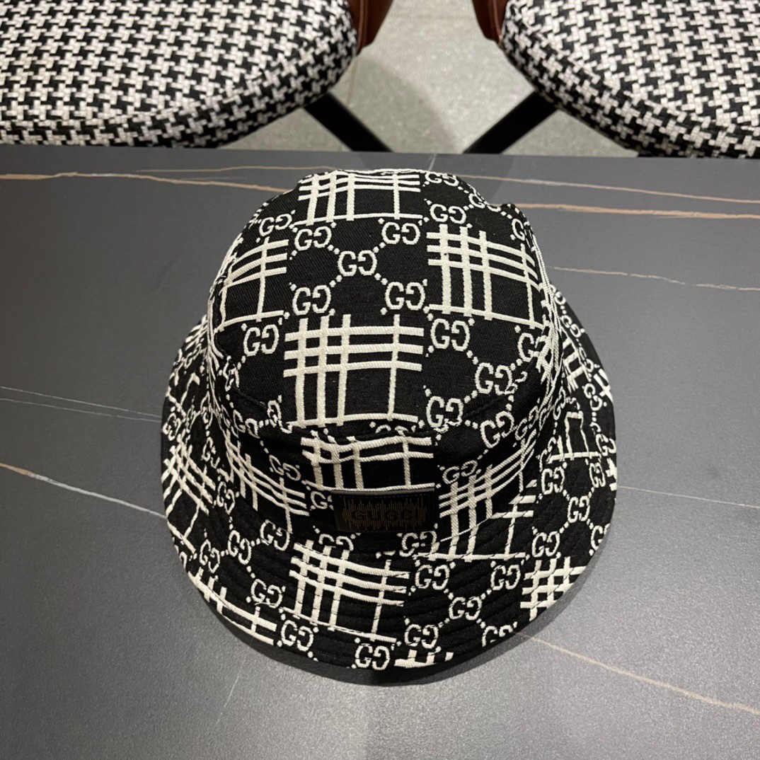  古奇渔夫帽GUCCI🧢原单品质火爆来袭 🔥高档大气上档次！低调奢华，方便携带！跑量！
