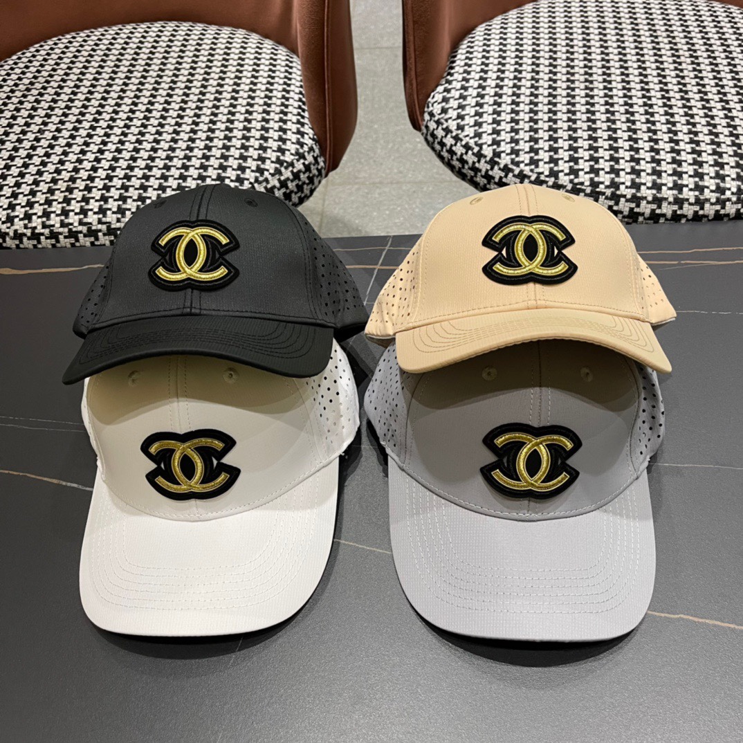 香奈儿CHANEL 新品透气棒球帽，小香经典简约，时尚休闲设计