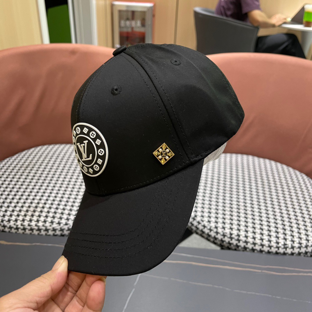  LouiVuittonLV 2024专柜新款路易威登棒球帽，男女通用遮阳帽，