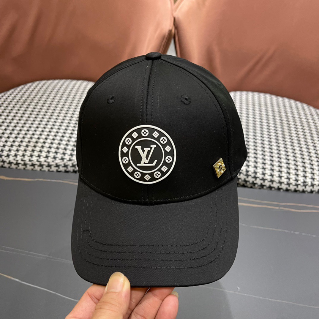  LouiVuittonLV 2024专柜新款路易威登棒球帽，男女通用遮阳帽，