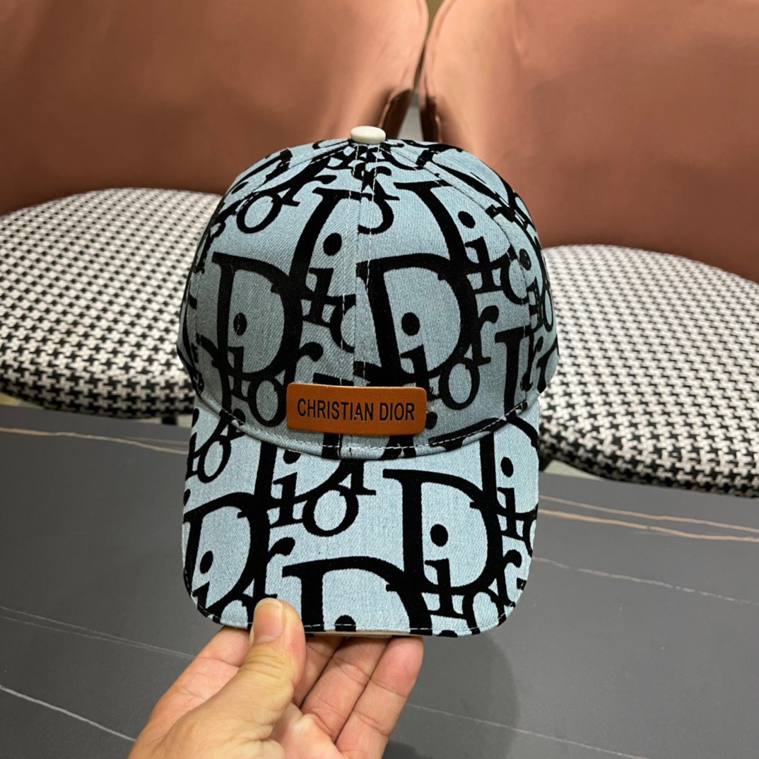  Dior迪奥2024新‮棒款‬球帽，鸭舌帽，原‮品单‬质，跑‮多量‬色