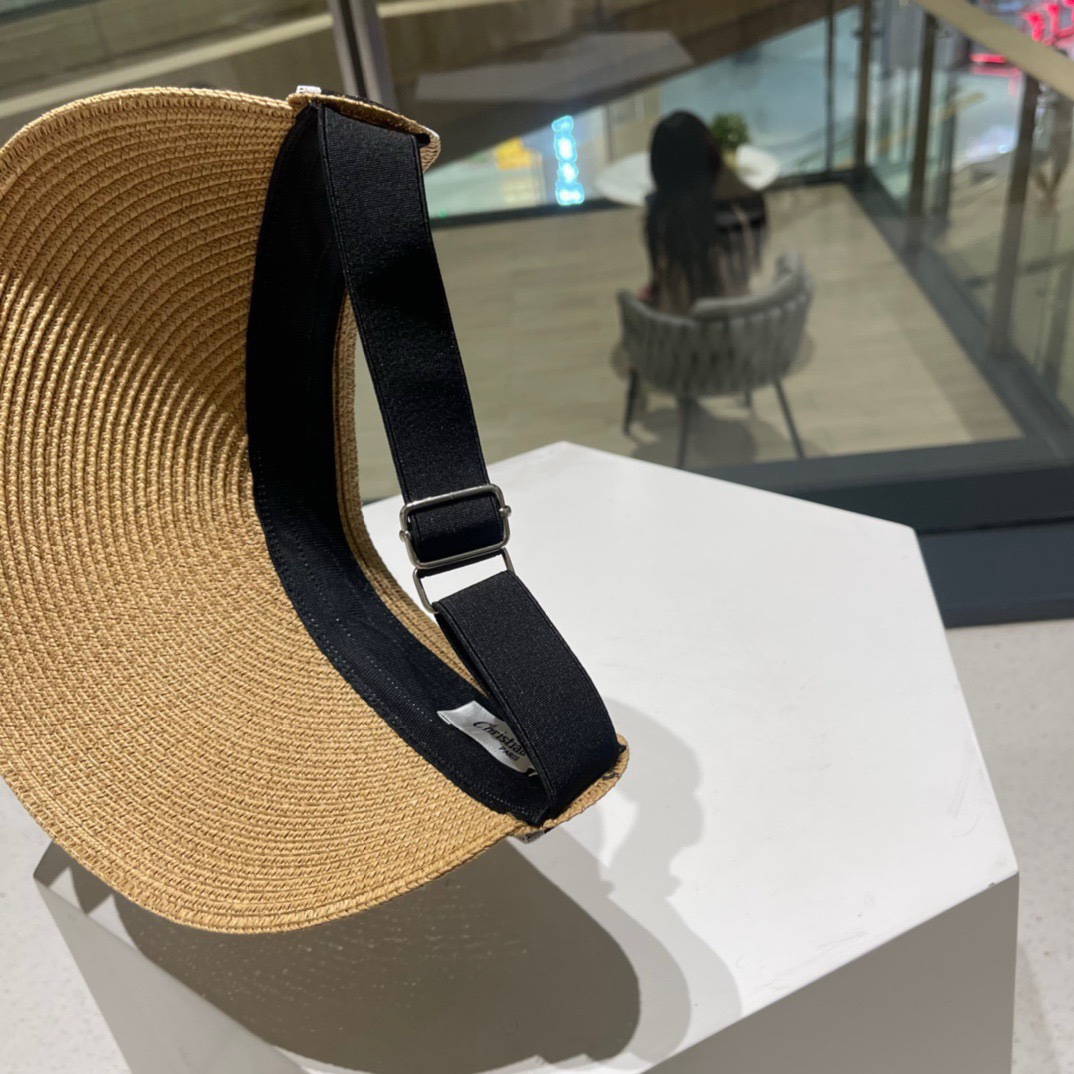 迪奥Dio*高密字母织带空顶帽越简单越高级，时尚雅致懂货可以闭眼入手