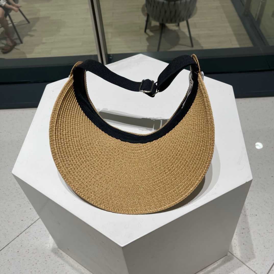 迪奥Dio*高密字母织带空顶帽越简单越高级，时尚雅致懂货可以闭眼入手