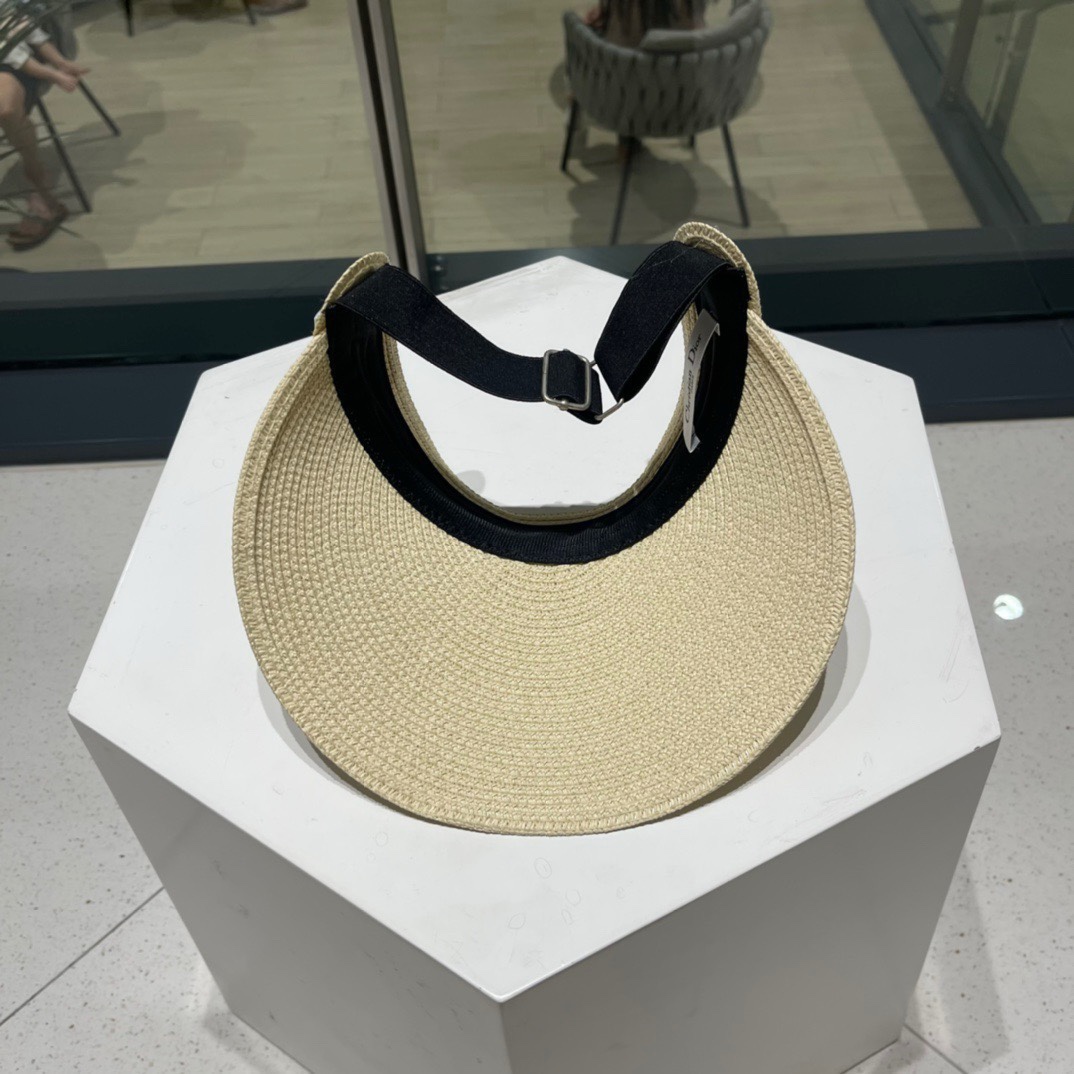 迪奥Dio*高密字母织带空顶帽越简单越高级，时尚雅致懂货可以闭眼入手