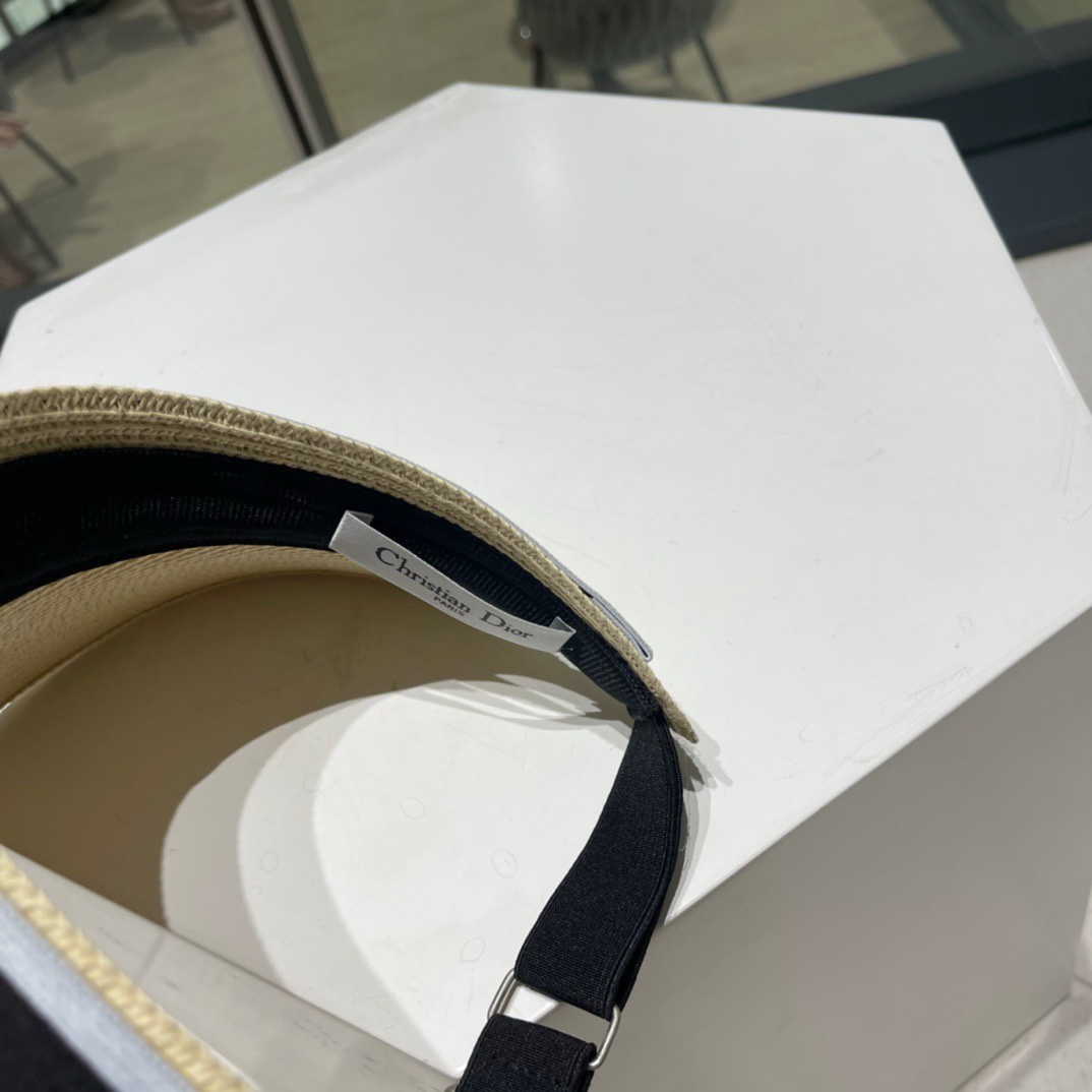 迪奥Dio*高密字母织带空顶帽越简单越高级，时尚雅致懂货可以闭眼入手