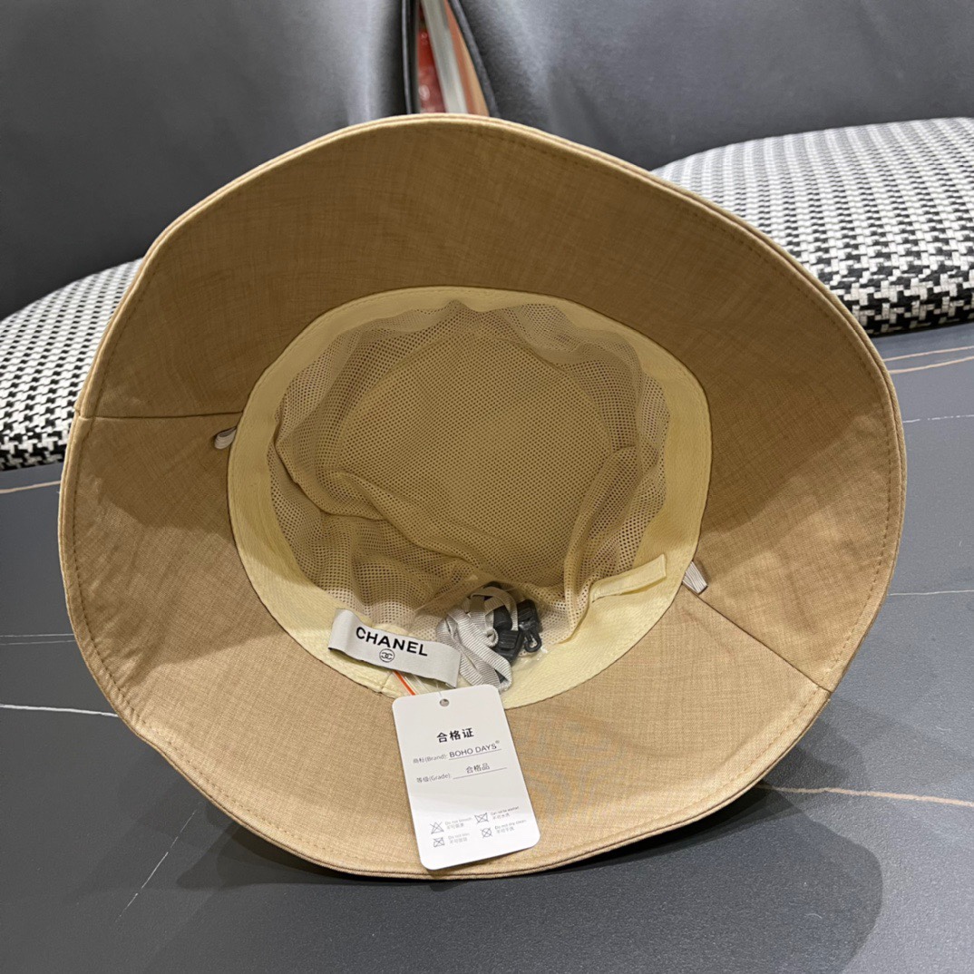 【CHANEL香奈儿】新款小香风遮阳渔夫帽🌈 新中式刺绣～百搭休闲