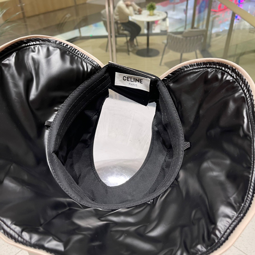 【CELINE赛琳】2022夏季新款空顶渔夫帽防晒出游户外颗折叠子遮阳帽女百搭太阳帽