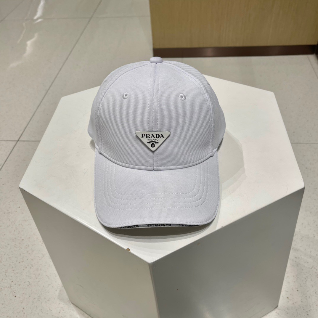  PRADA普拉达新款鸭舌帽，男女款棒球帽，高级定制，头围57cm