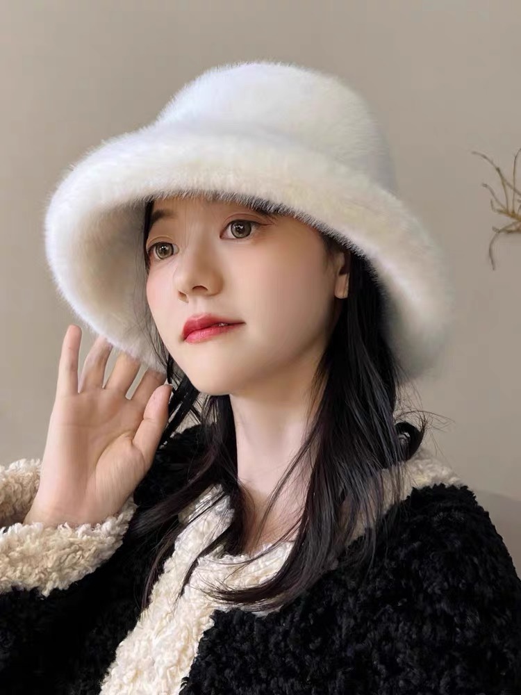 LV路易威登】2024新款男女款毛绒保暖大牌渔夫帽，超好搭配，闭眼入的一款