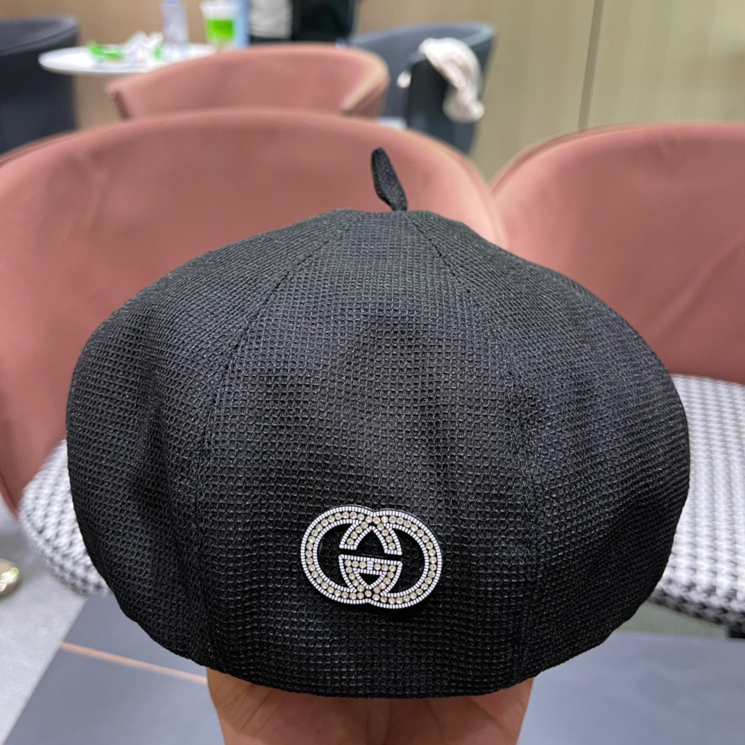  Gucci古奇2024年早秋新款贝雷帽，南瓜帽，帽型超级好看，百搭时尚，