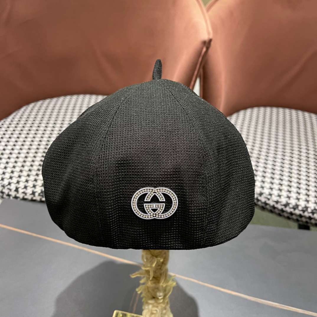  Gucci古奇2024年早秋新款贝雷帽，南瓜帽，帽型超级好看，百搭时尚，
