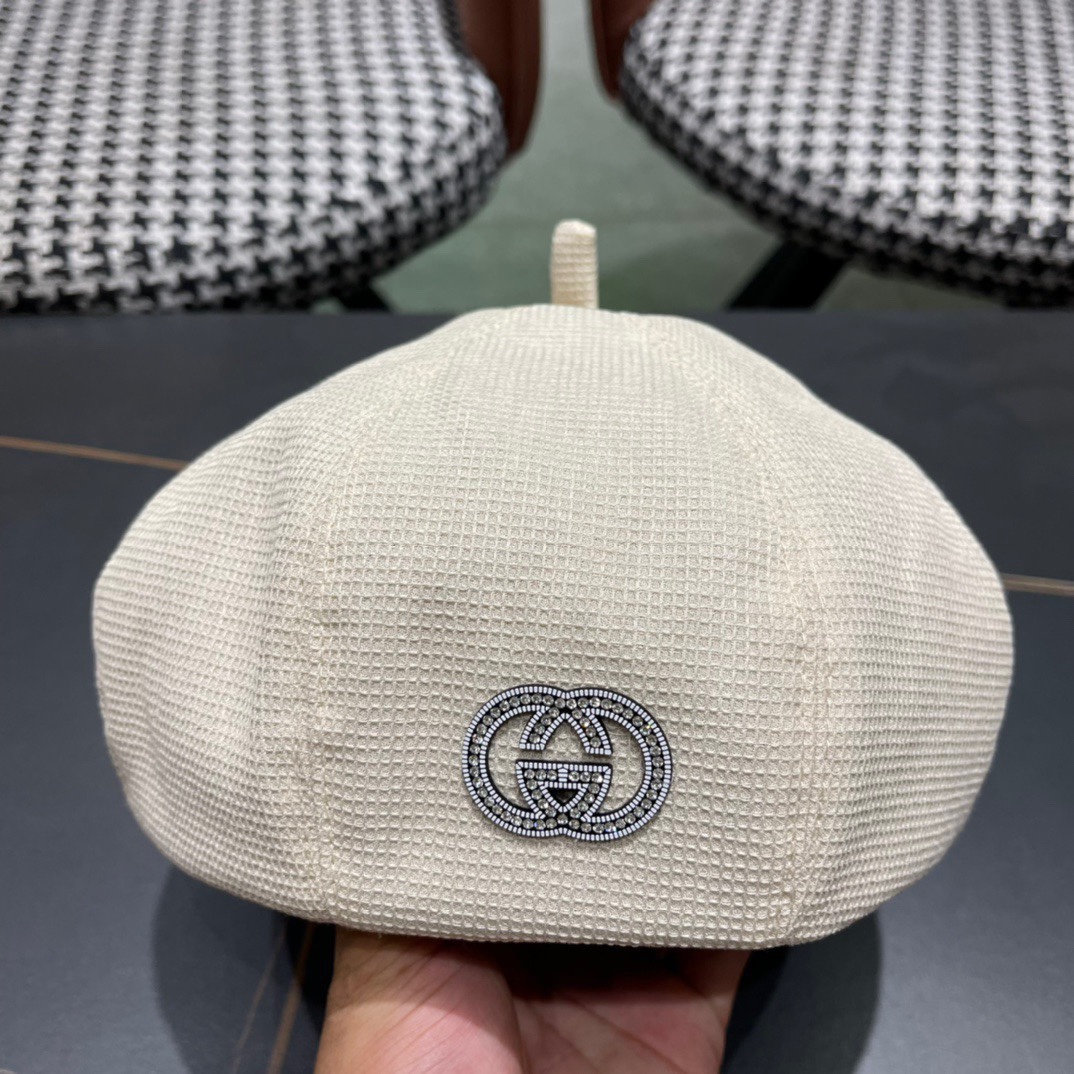  Gucci古奇2024年早秋新款贝雷帽，南瓜帽，帽型超级好看，百搭时尚，