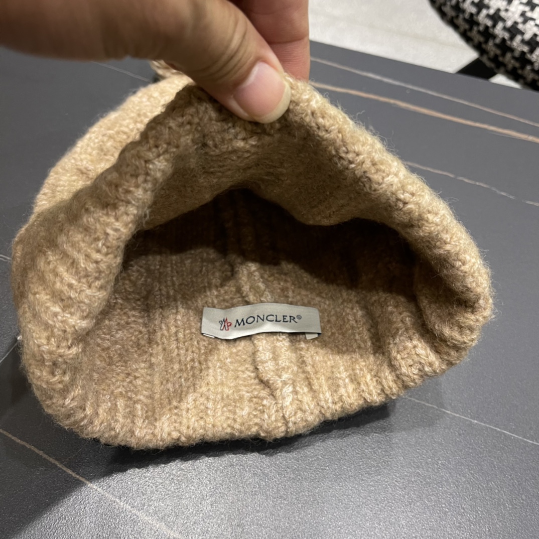   Moncler/蒙口秋冬款风格秋冬新款保暖羊毛帽毛线帽冷帽帽子