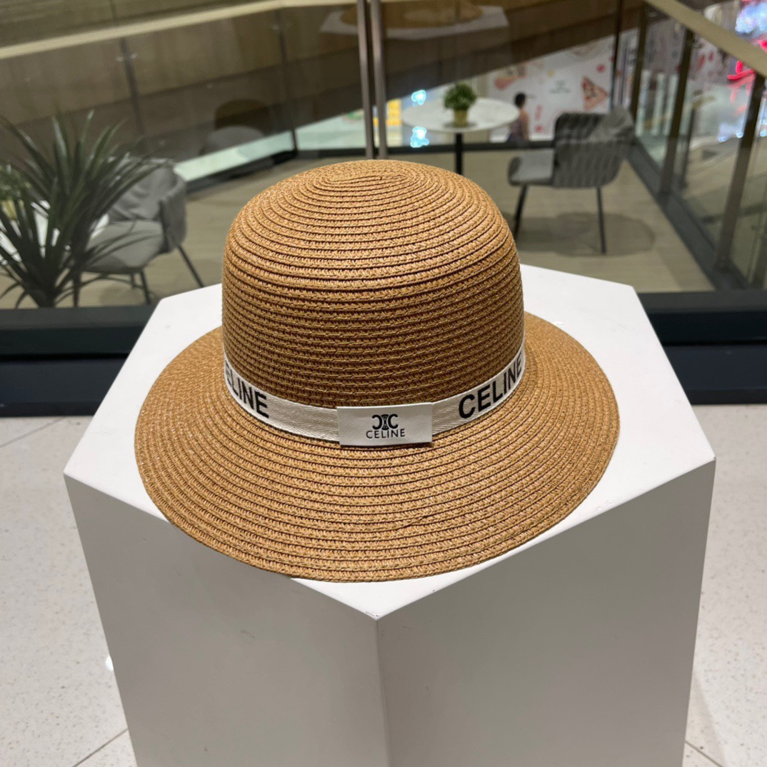 NO:214292,Celine Celine's new straw hat, cover-up hat, black and white khaki three-color head circumference 57cm hat, fisherman's hat, baseball hat, knit hat, hat, celine, celine, espadrilles, hats19860909Celine赛琳新款草帽,遮掩小礼帽,黑 白 卡其三色 头围57cm帽子渔夫帽棒球帽针织帽,帽子,celine,celine,espadrilles,hats,hat