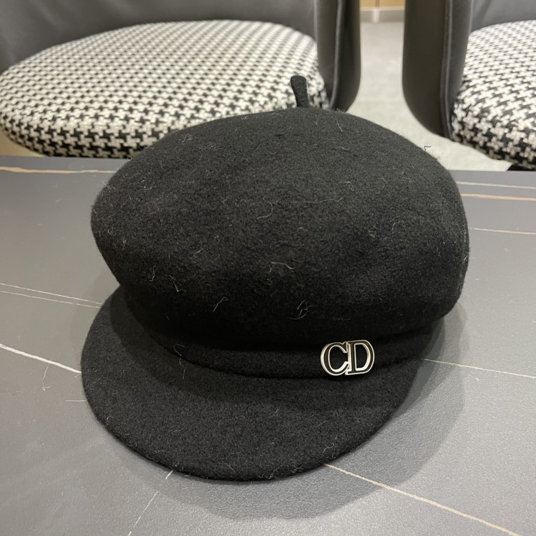 NO:214331,Dior new beret, classic wool beret, head circumference 57cm hat, fisherman hat baseball hat knit hat, hat, dior, dior, espadrilles, hats19860909Dior迪奥新款贝雷帽,经典羊毛贝雷帽,头围57cm帽子渔夫帽棒球帽针织帽,帽子,dior,dior,espadrilles,hats,hat