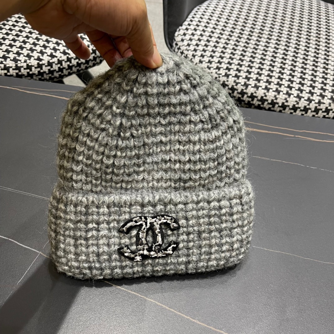 🆕Chanel香奈儿2025秋冬网红毛线帽，手感超柔软舒适的针织线帽，弹性极佳！