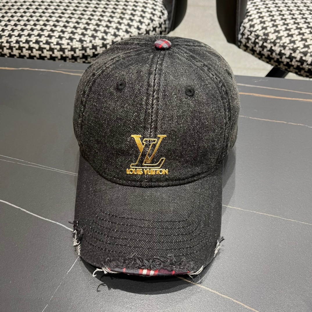  路易威登LouisVuitton2024新款牛仔棒球帽🧢  
LV棒球帽，简约大气，男女通用