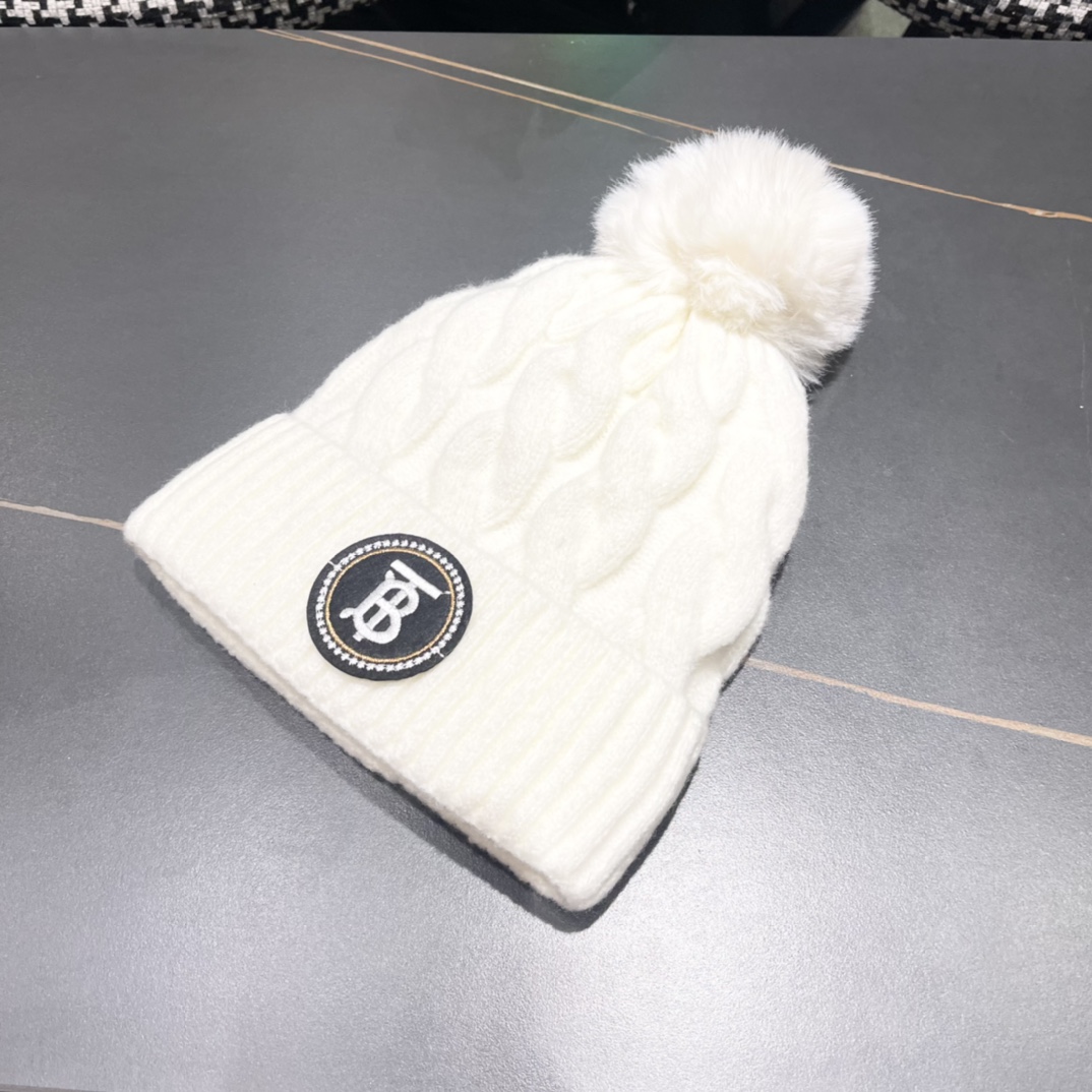 【BURBERRY巴宝莉】2024秋冬新款针织毛线帽，男女款大牌设计～秋冬穿搭必备